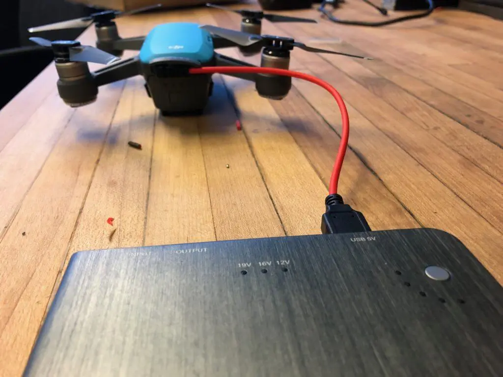 How to Charge a DJI Spark from an External Battery Pack Voltaic