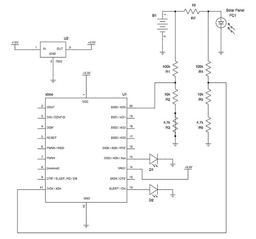 PV Battery Monitor Xbee