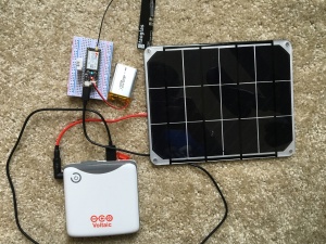 solar powered cloud connected devices
