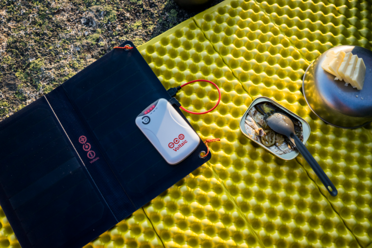 solar charger, white mountains, folding solar panel, travel, adventure