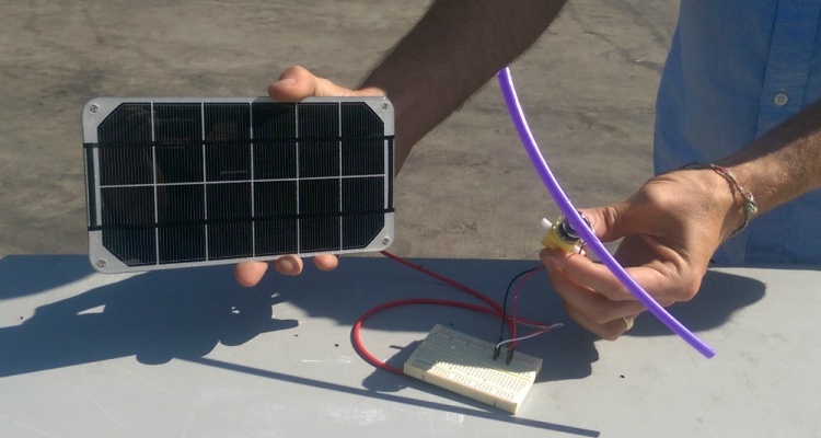solar panel for diy motors
