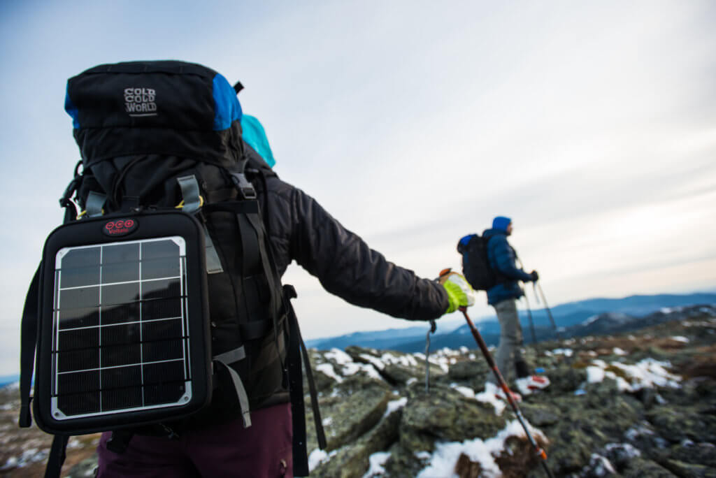 holiday gift guide 2018, solar charger, hiking solar charger