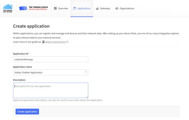 Solar LoRaWAN Application