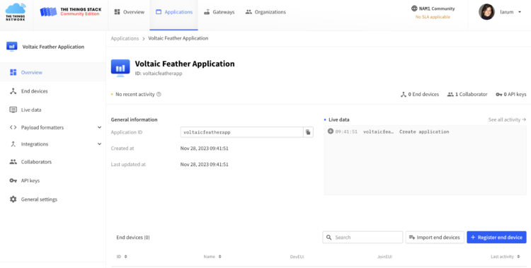 End Node for Solar LoRaWAN system