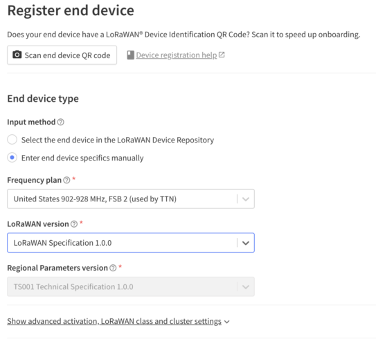 Solar LoRaWAN