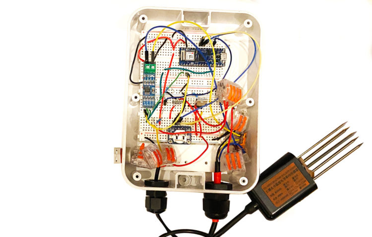 Photo of circuit in enclosure
