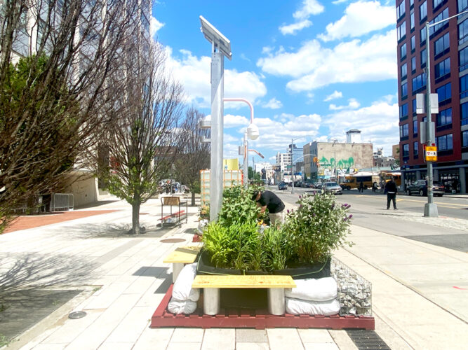 Solar powered art installation