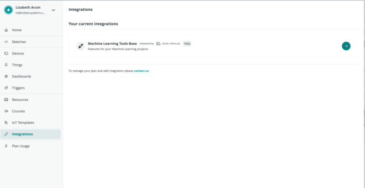 Arduino Integrations