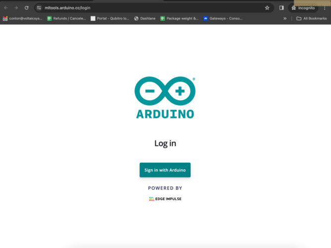 Arduino Log In Screen
