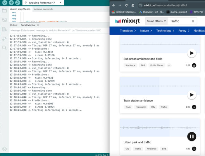 Urban Park and Traffic sounds