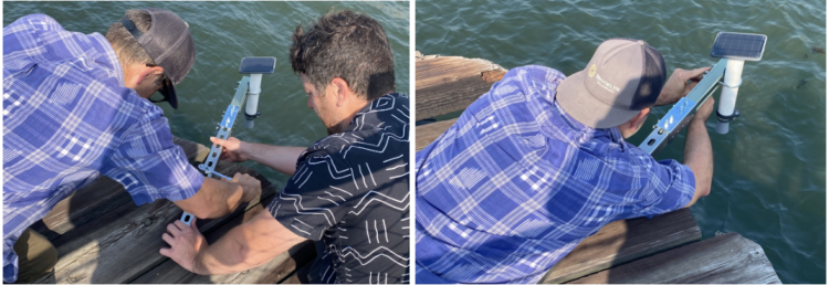 Installing the solar-powered IoT device