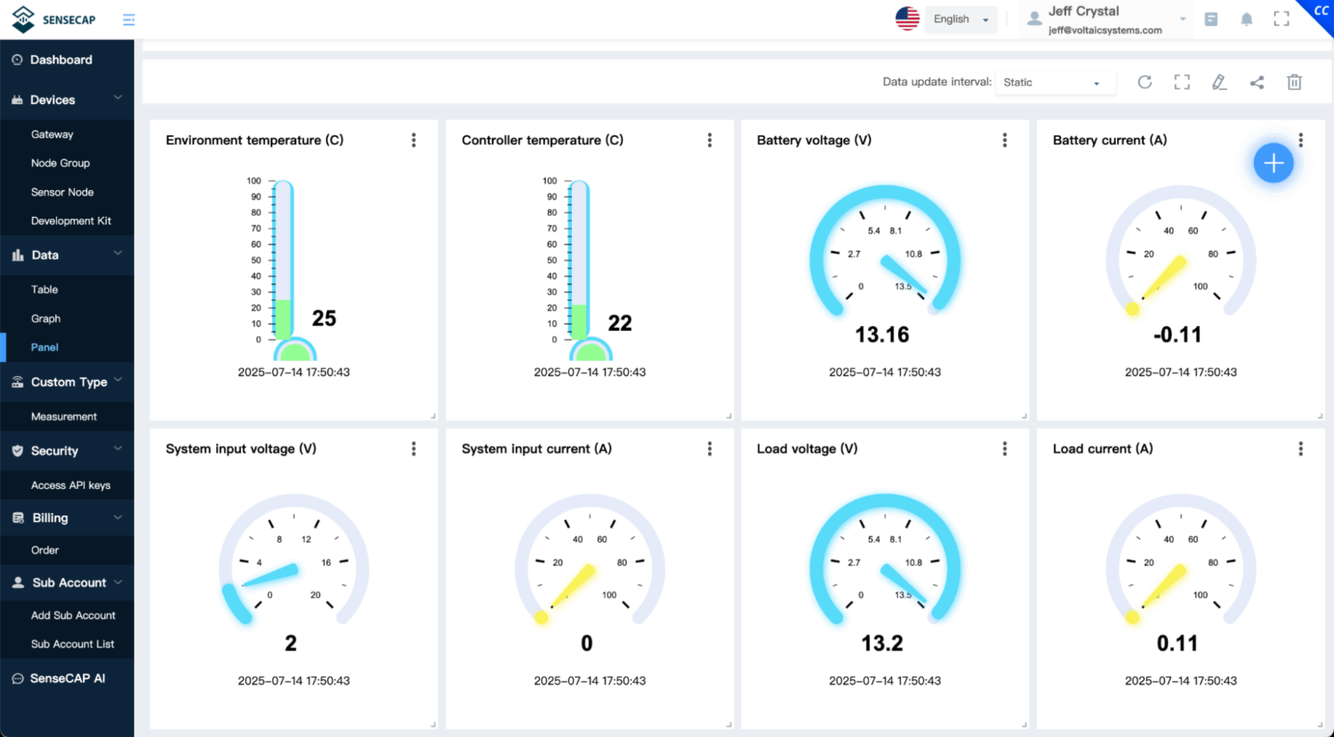 sensecap portal rs485
