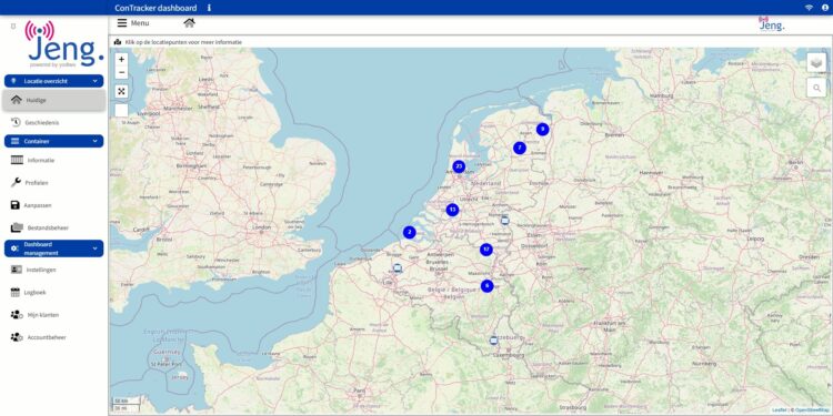 solar asset tracker map