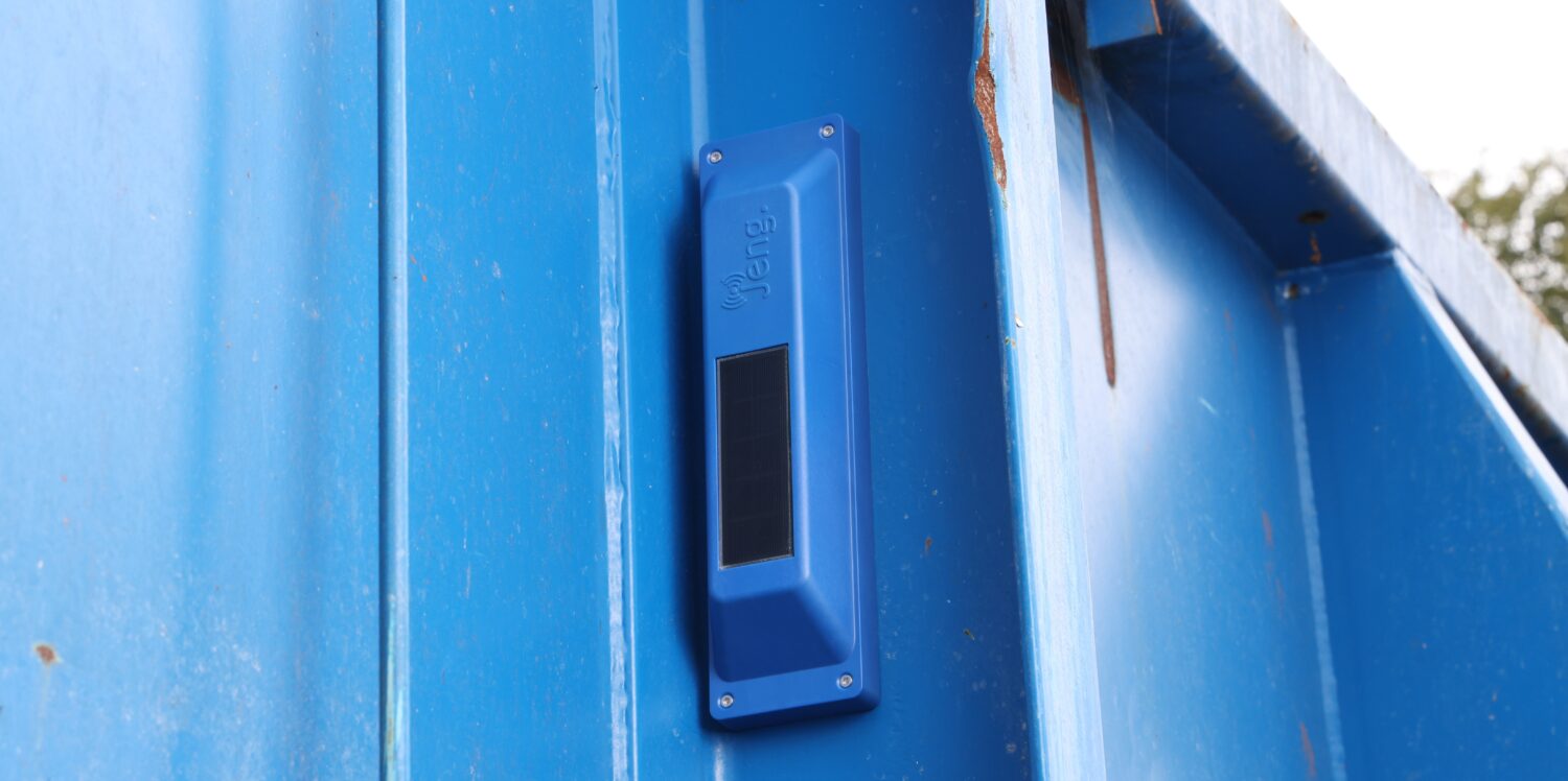 solar asset tracker container